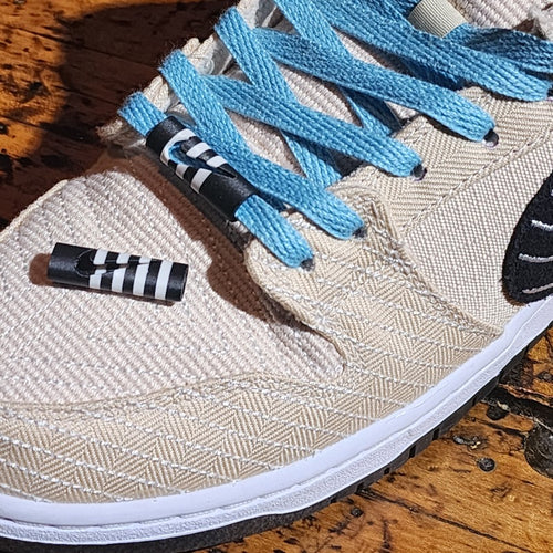 Albino & Preto Dunk Dubrae - 4 Stripe Option