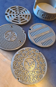 Chicago Manhole Cover Coasters
