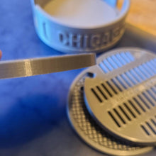 Load image into Gallery viewer, Chicago Manhole Cover Coasters